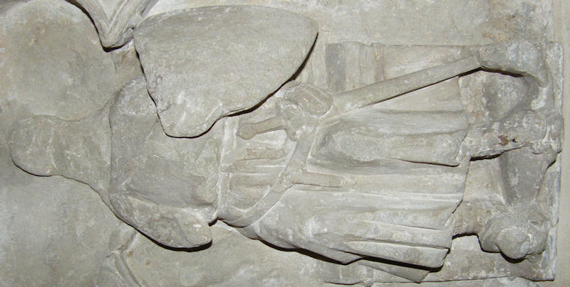 Hereford Cathedral Thomas de Cantilupe 1282 weeper